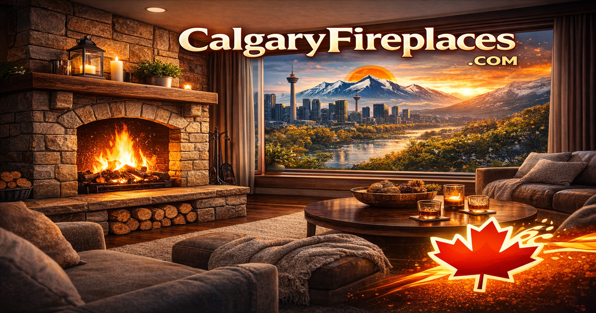Calgary fireplace installation, repair and maintenance - gas, electric, wood-burning fireplaces and more